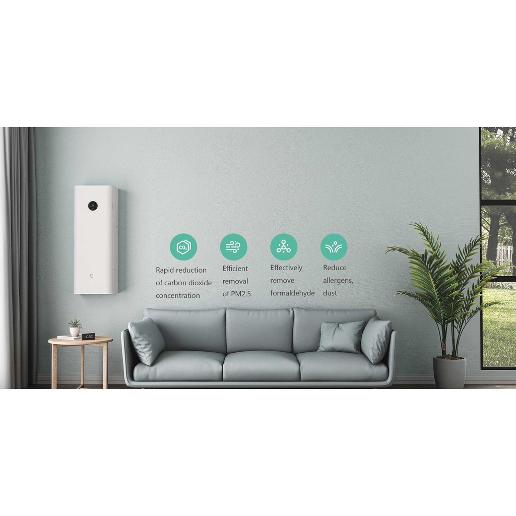 Máy lọc không khí treo tường Xiaomi Mijia Fresh air ventilator A1 dành cho văn phòng gia đình thông gió rẻ bền đẹp