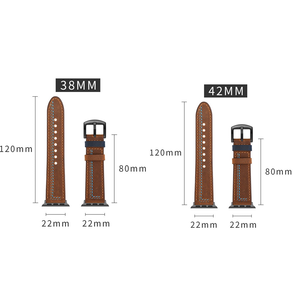 Dây đeo bằng da 45mm/41mm 44mm/40mm 42mm/38mm thích hợp cho đồng hồ thông minh apple watch series 4 3 5 se 6 7