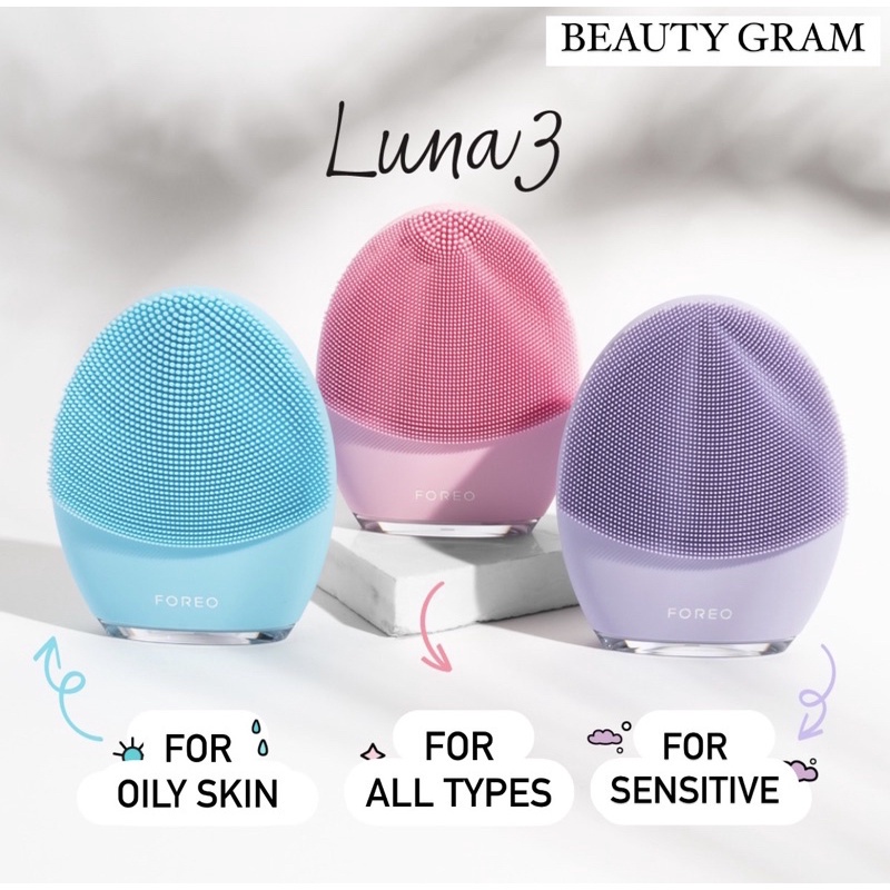 [FOREO CHÍNH HÃNG] Máy Rửa Mặt, Máy Massage LUNA 3, LUNA 2 MINI, LUNA 3 MINI, BEAR FUUL- Cam Kết Sản Phẩm Chính Hãng