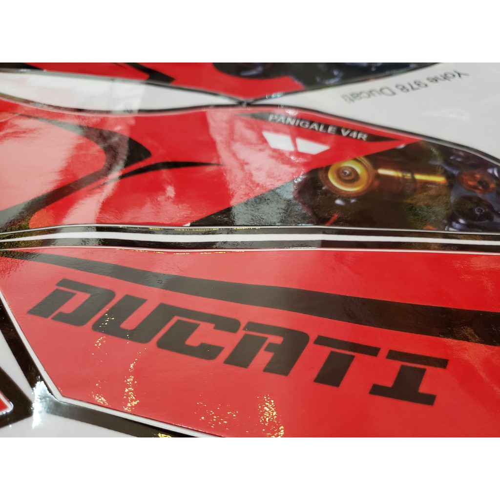 Tem decal dán nón Yohe 977,978 Ducati