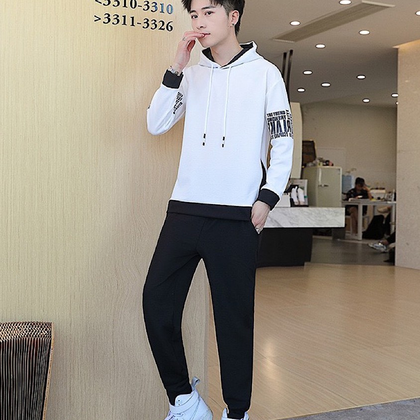Bộ Quần Áo Nỉ Hoodie Nam Dài Tay HotTrend  Phong Cách Set Đồ Bộ Hoodie Hàn Quốc Trẻ Trung Năng Động | BigBuy360 - bigbuy360.vn