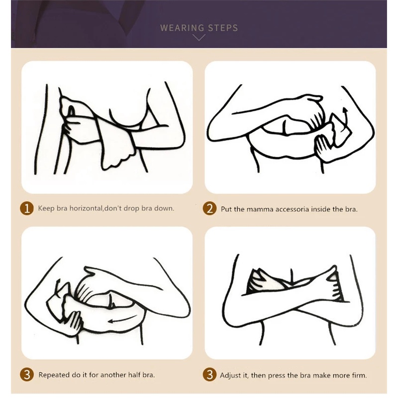 Áo Lót Không Dây Nâng Ngực Chống Trượt Gợi Cảm Mùa Hè Dành Cho Nữ