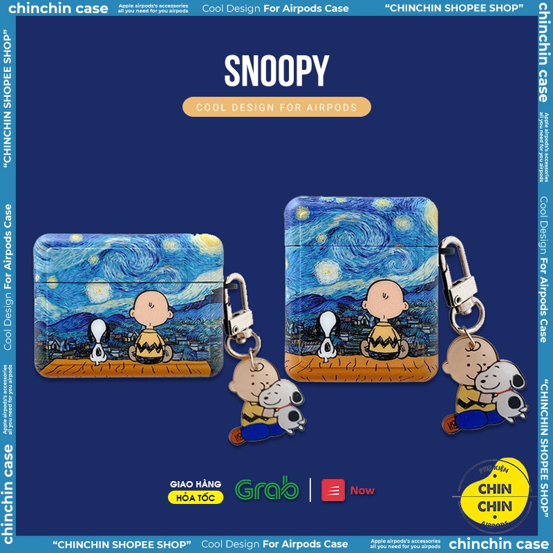 Vỏ Airpod 1/2/Pro Nhựa Dẻo Hình Snoopy Vỏ Bọc Airpods Hoạt Hình Dễ Thương - Chinchin Case