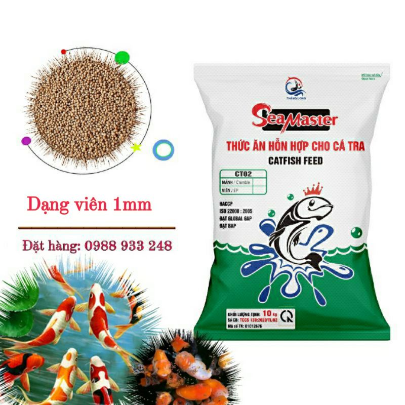 Cám SeaMaster dành cá Da trơn con, cá Giống, cá Cảnh