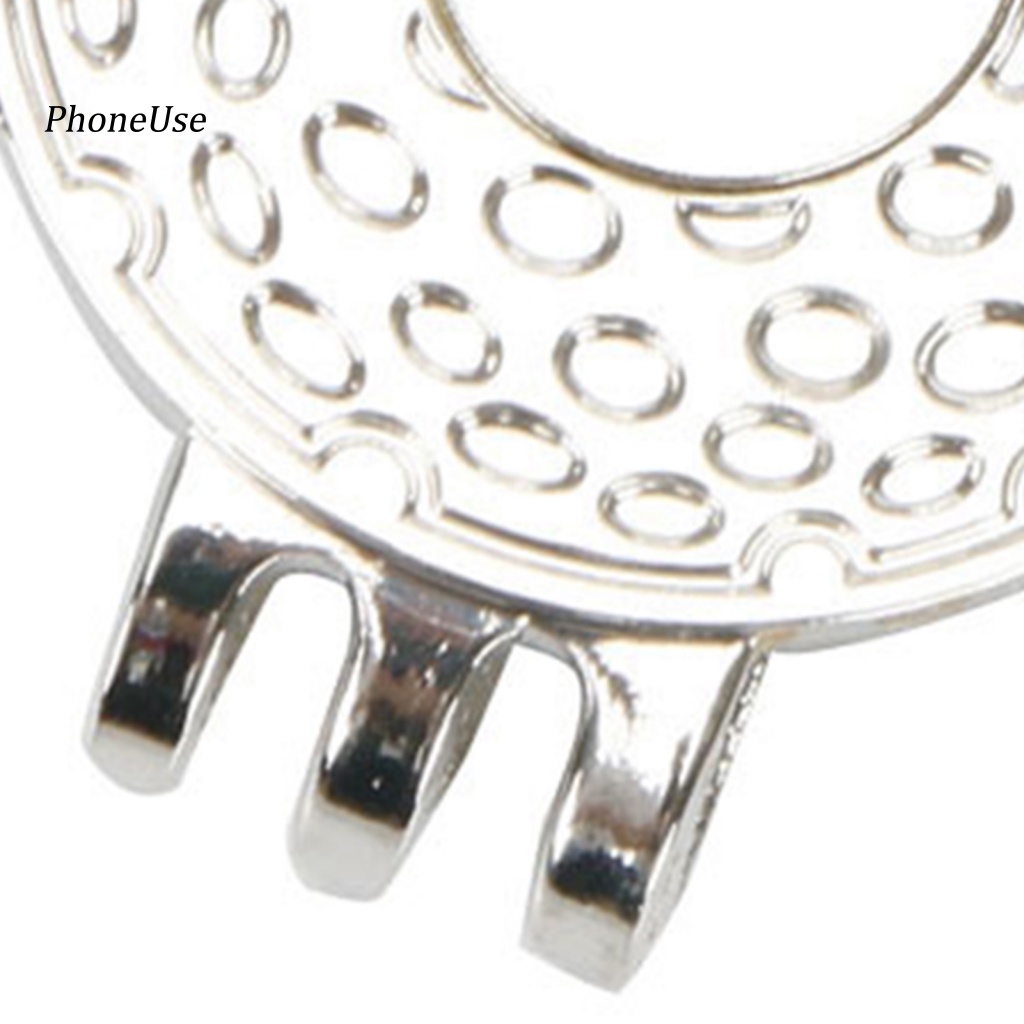 Kẹp Đánh Dấu Vị Trí Nón Chơi Golf Bằng Hợp Kim Hình Tròn 25mm