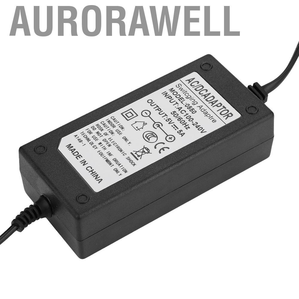 Aurorawell AC 100-240V To 24V/12V/5V 2A/4A/5A/6A Power Supply Adapter US Plug LED Strip CS
