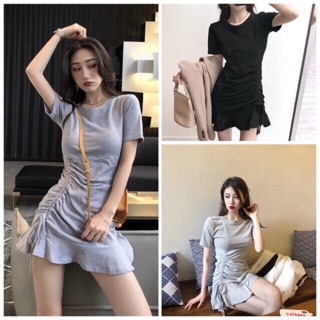 Đầm body rút eo