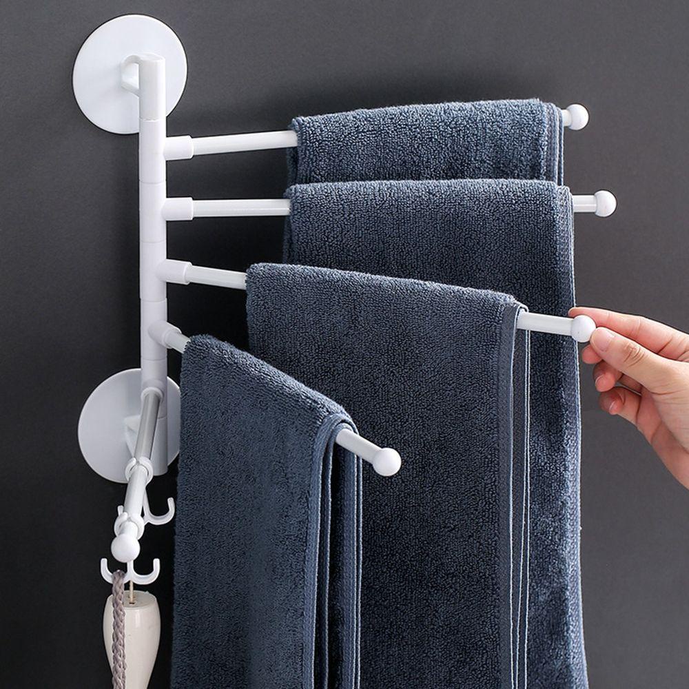 Giá Đỡ Khăn Tắm dalton Nhiều Thanh Treo Không Cần Khoan Lỗ Đa Năng