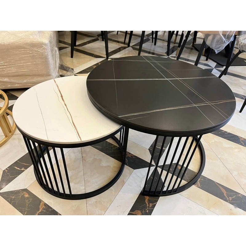 Bàn trà mặt đá ceramic nhập khẩu