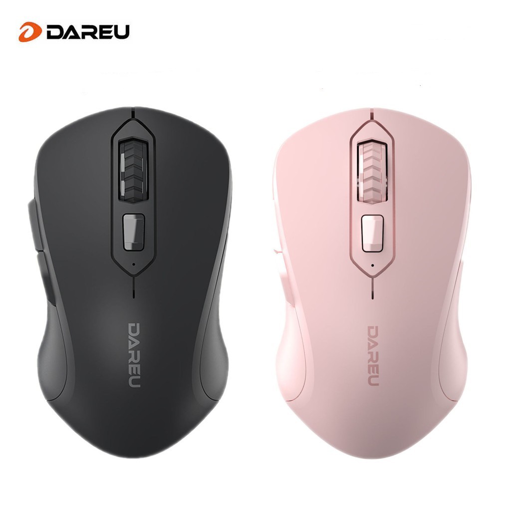 Chuột không dây Dare-U LM115G Pink/ Black BH 2 năm chính hãng