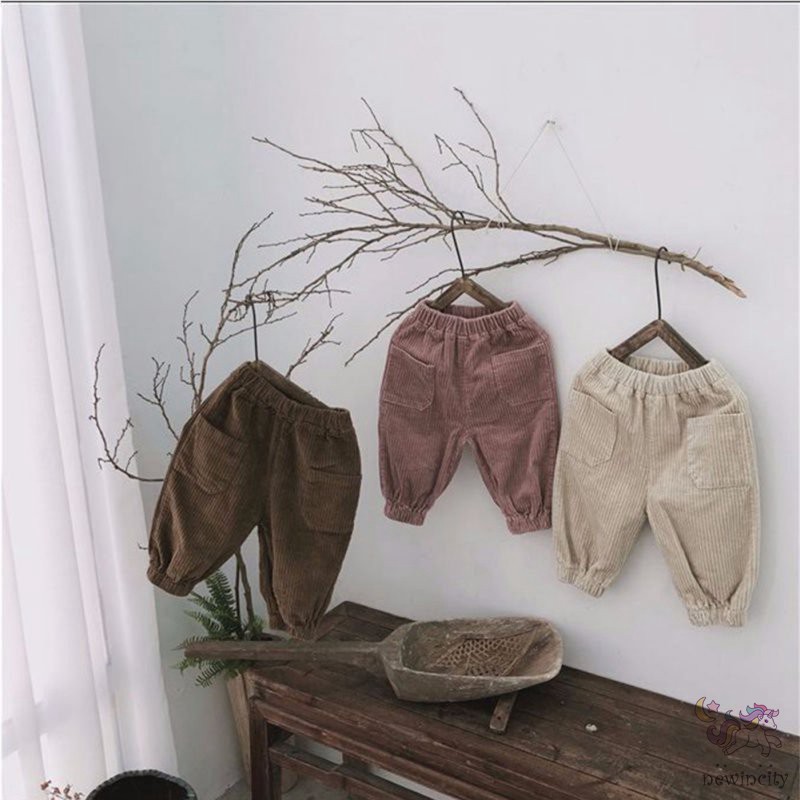Quần Dài Nhung Thời Trang Mùa Thu Hàn Quốc Dành Cho Trẻ Nhỏ