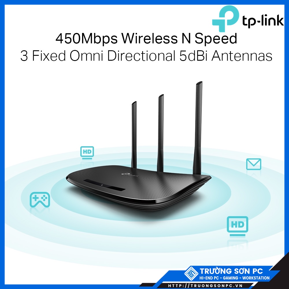 Bộ Phát Wifi TPLink TLWR940N 2 Dâu 450Mbps | Router Wifi 940N