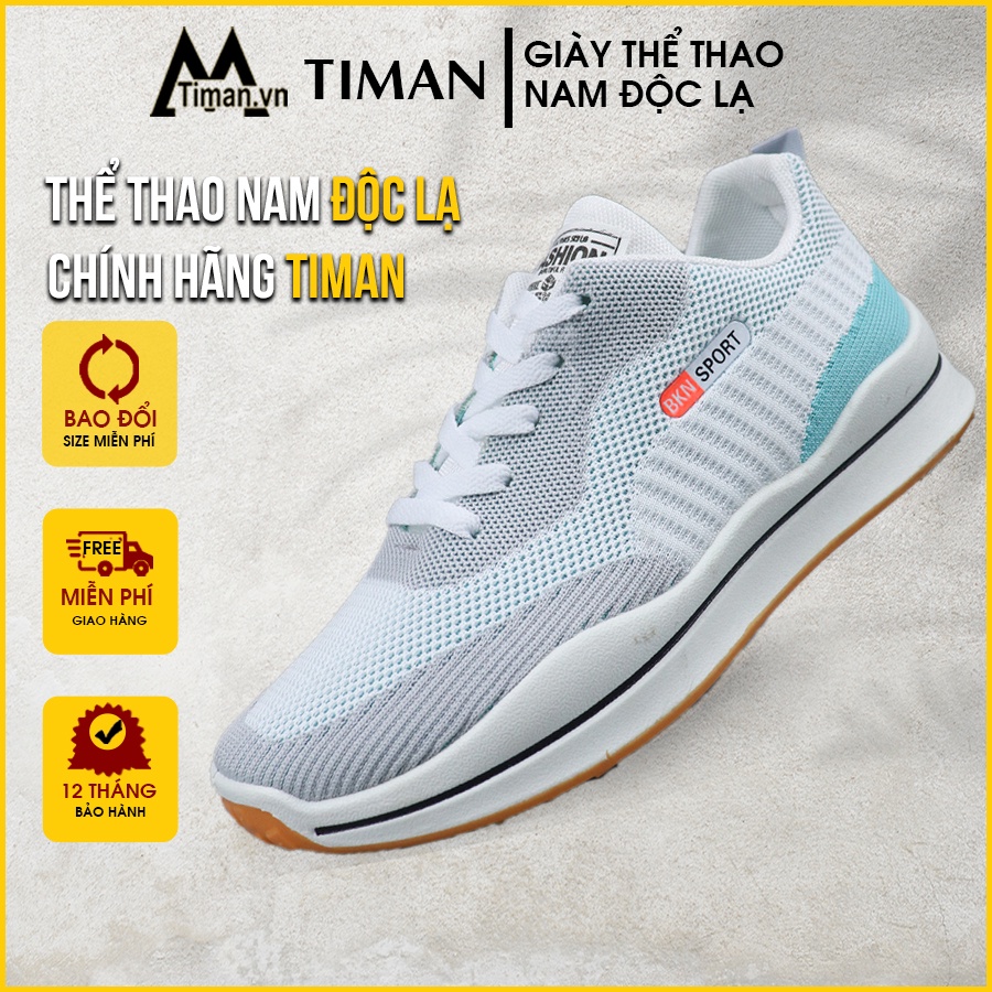 Giày Chạy Bộ Nam Đẹp, Cao Cấp, Hàng Hiệu, Chính Hãng, mới, đẹp Timan TA09