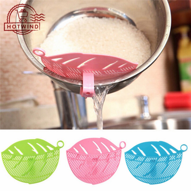 Dụng cụ sàng lọc thực phẩm hình chiếc lá tiện dụng