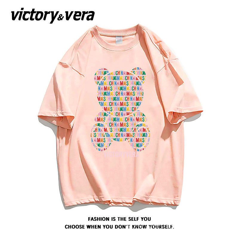 Áo Thun Cotton Tay Ngắn Dáng Rộng Thời Trang Mùa Hè Hàng Mới 2022 Dành Cho Nữ