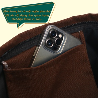 Túi Chéo Raw Knot Basic Tote Canvas Vải Bố Mộc Arrow Shop