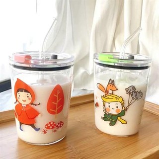 Cốc thủy tinh pha sữa đa năng có vạch chia 400ml.