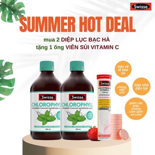 Nước Diệp Lục Swisse Chlorophyll Mint