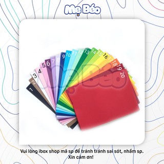 [Lẻ] Giấy Bìa Màu A4 thủ công làm hoa, làm thiệp handmande