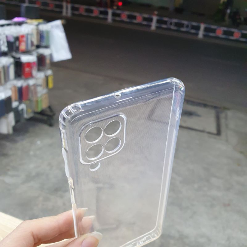 Ốp lưng Samsung F62 M62 dẻo siêu trong suốt bảo vệ camera