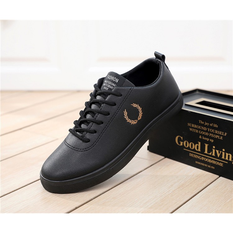 Giày nam thể thao - giày nam sneakers thêu bông lúa
