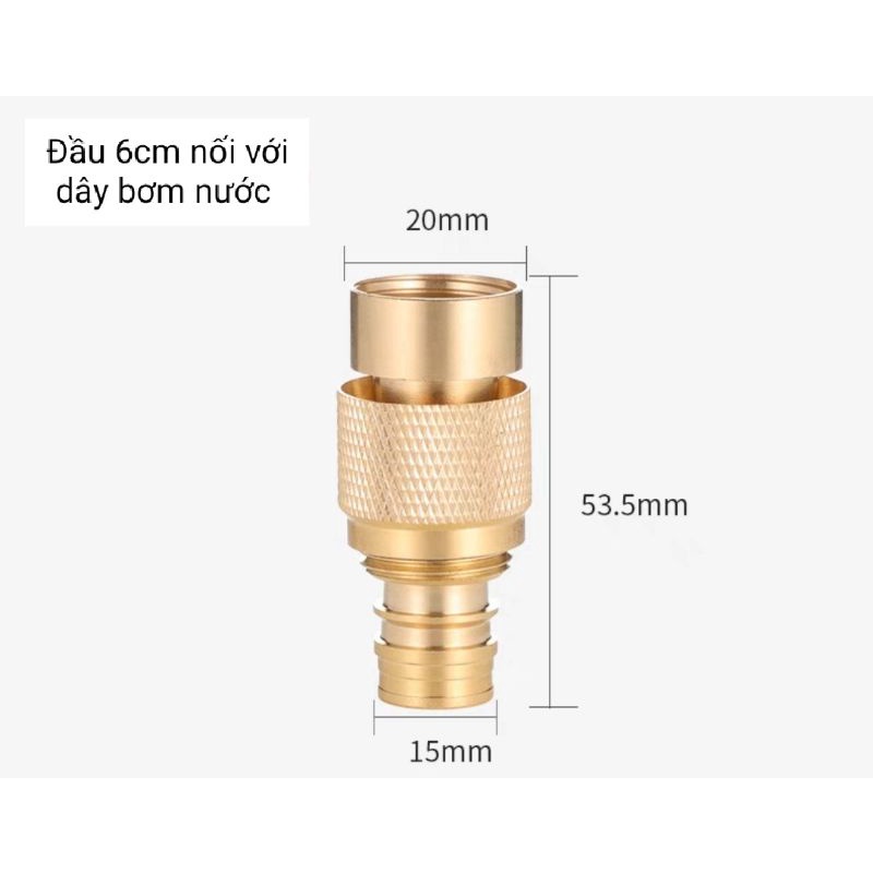 Bộ vòi nước tăng áp lực nước mini/Vòi xịt nước tăng áp đa năng bằng đồng.
