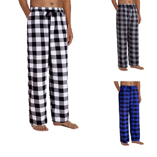 Quần Pijama Nam Họa Tiết Caro Thời Trang Size thumbnail