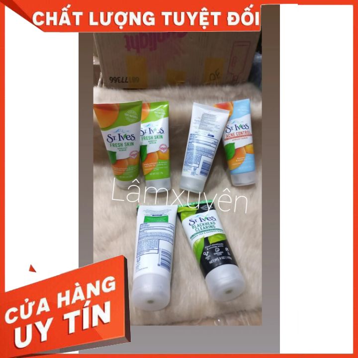 SỬA RỬA MẶT ST. LVES làm sạch bụi bẩn