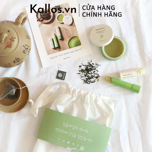 [TEM CHÍNH HÃNG] Mặt Nạ Môi Innisfree Lip Sleeping Mask Green Tea, Canola