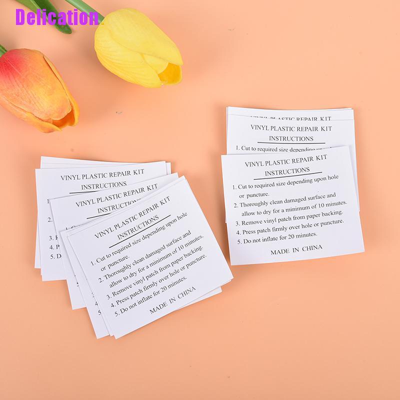 Bộ 10 Miếng Dán Phao Bơi Bơm Hơi Bằng Nhựa PVC Tiện Dụng