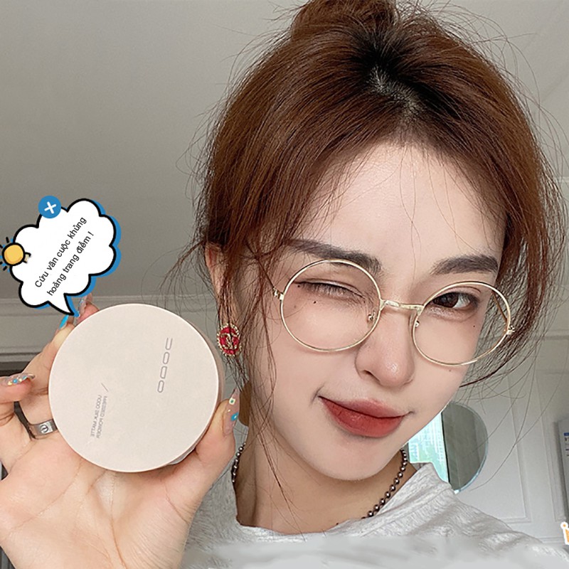 UODO Phấn phủ dạng nén kiểm soát dầu lâu trôi không thấm nước trang điểm tự nhiên 8.5g