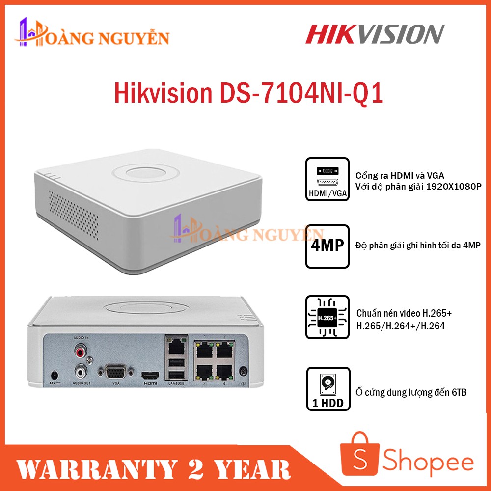 [NHÀ PHÂN PHỐI] (Bộ 1-4 2MP)Trọn Bộ Camera Hikvision 2MP DS-2CE16D0T-IRP HD 1080P - Hàng chính hãng | BigBuy360 - bigbuy360.vn
