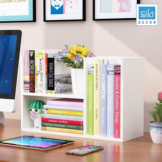 Kệ Để Bàn Làm Việc Văn Phòng Nhỏ Gọn SIB DECOR Màu Trắng