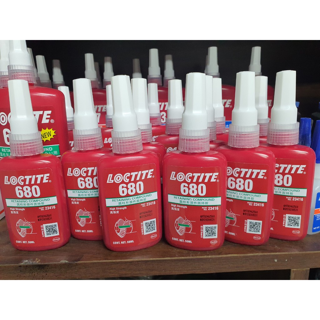 680 50ML KEO DÁN KHÓA REN BULONG LOCTITE  MEDIUM STRENGTH OIL TOLERANT THREADLOCKER