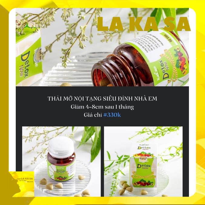 Detox Now Rau Củ thải mỡ, giảm mỡ đùi, giảm mỡ bắp tay , giảm mỡ bụng sau sinh + Kẹo Pro xổ mỡ vành ruột chính hãng