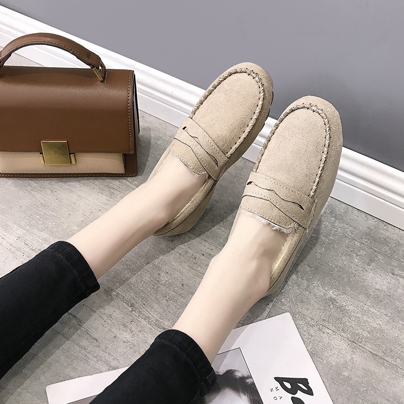 ✻Giày Lười Đế Mềm Bằng Vải Nhung Cotton Thời Trang Cao Cấp Dành Cho Bà Bầu