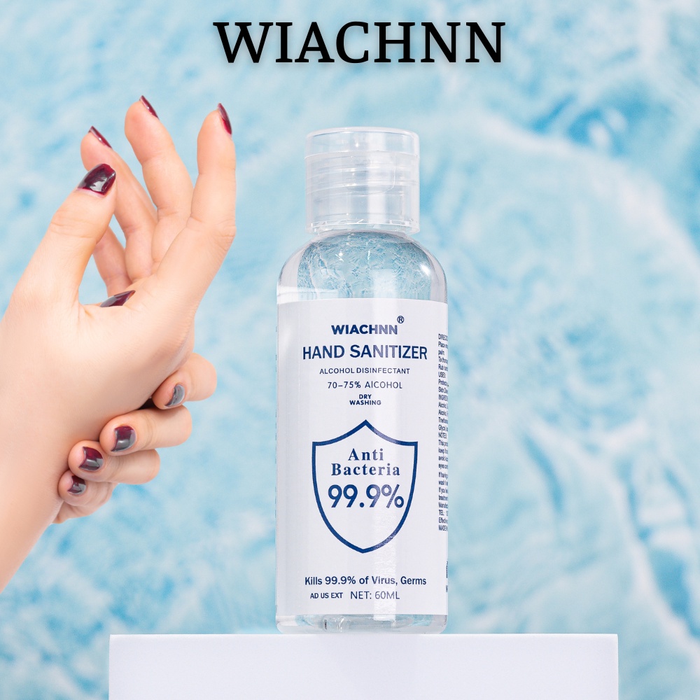 Gel Rửa Tay Khô Sạch Khuẩn Wiachnn 60ML Nước Rửa Tay Khô Tiện Lợi Nhỏ Gọn Khi Ra Ngoài NRT
