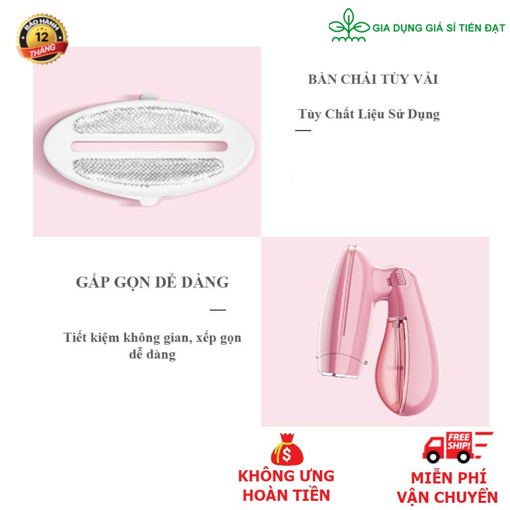 Bàn là hơi nước cầm tay  220ml 1500W cao cấp chính hãng