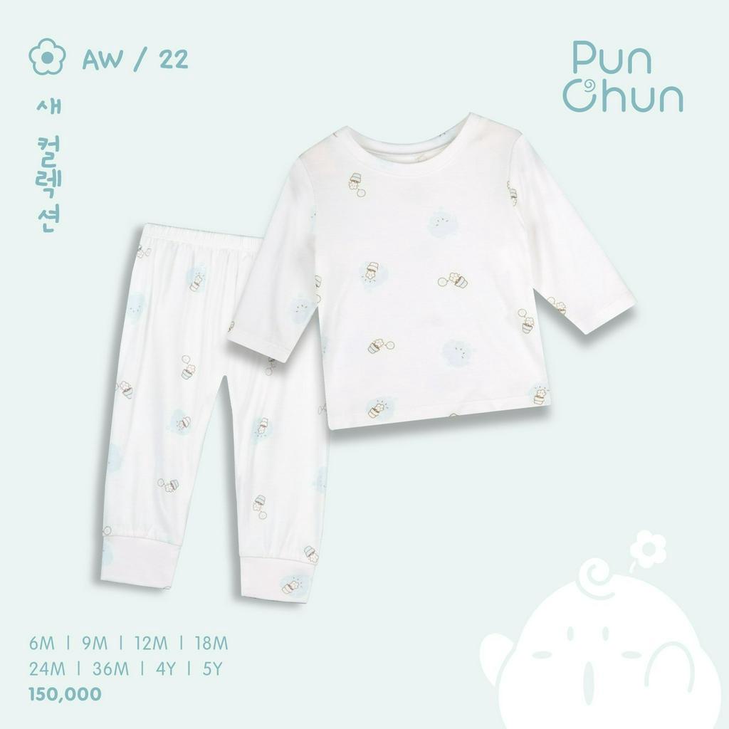 Bộ Quần Áo Dài Tay Cổ Tròn PUNCHUN AW22D5