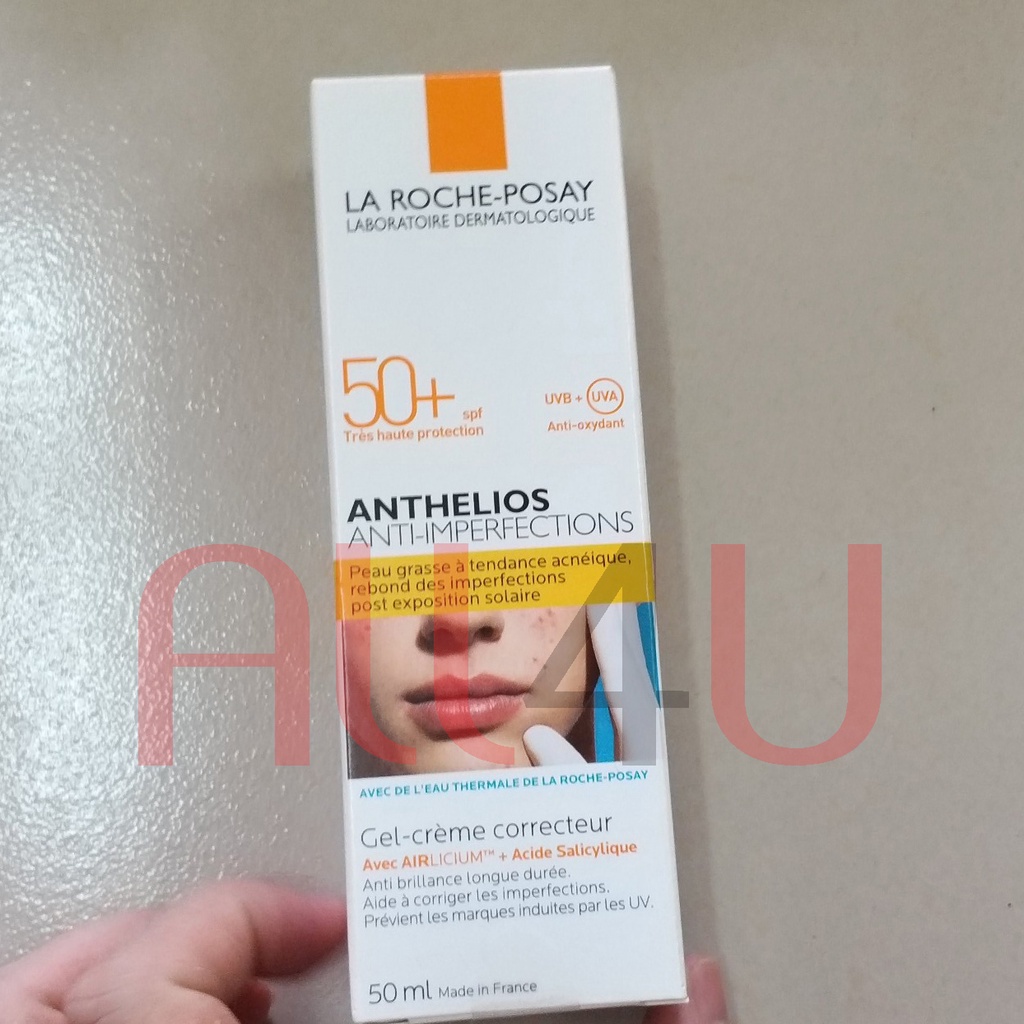 [CHÍNH HÃNG CÓ TEM] La Roche Posay Anthelios Anti Imperfections SPF 50+ (50mL) - Kem Chống Nắng Cho Da Dầu và Da Mụn.