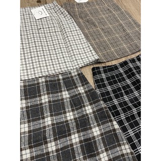 CHÂN VÁY DẠ KẺ Ô (CÓ ẢNH THẬT)