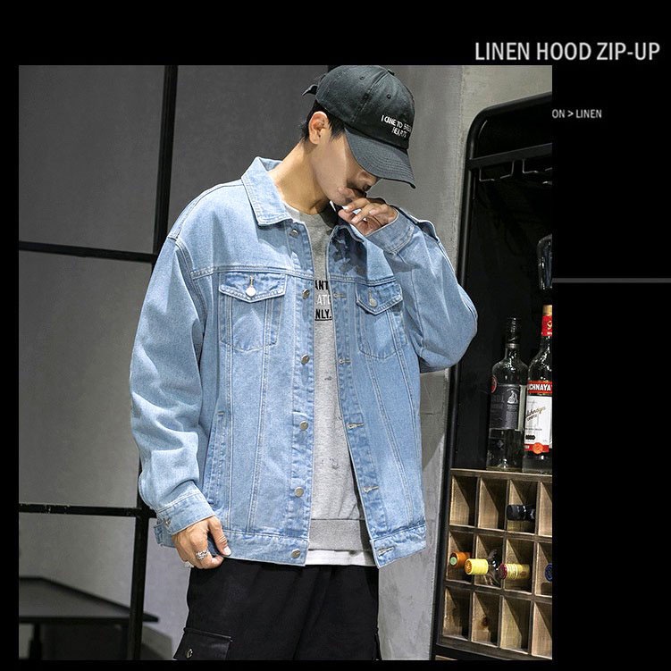 Áo khoác jean đen nam SS264 [FREESHIP] shop Sunsun chuyên áo jeans nam nữ