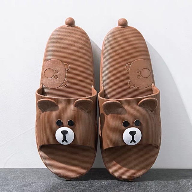 Dép gấu brown