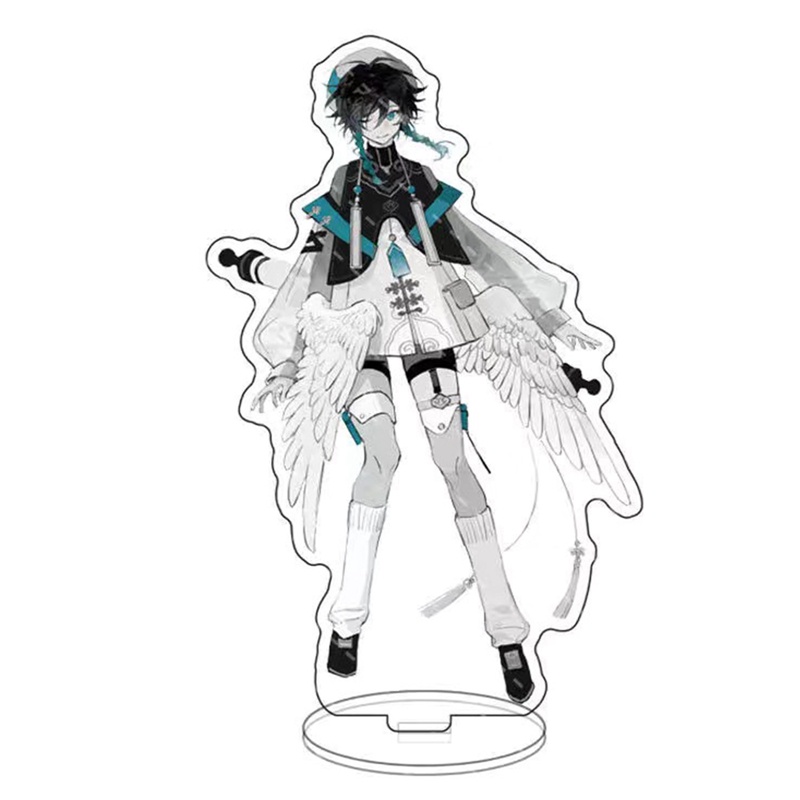 Tmdbyx Mô Hình Anime Genshin Va Chạm Diluc Venti Klee Zhongli Bằng Acrylic Trang Trí Bàn Làm Việc