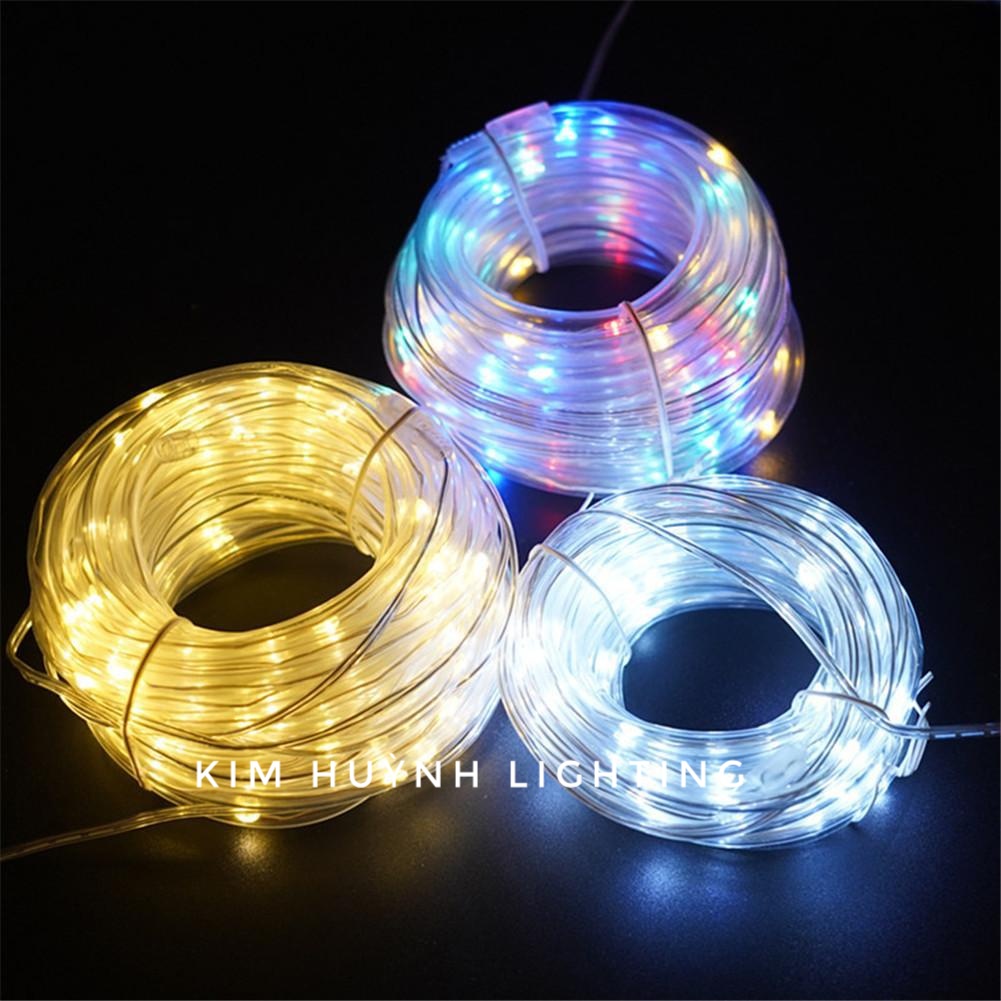 Dây đèn Led năng lượng mặt trời quấn cây chống nước 8 CHẾ ĐỘ NHÁY trang trí decor