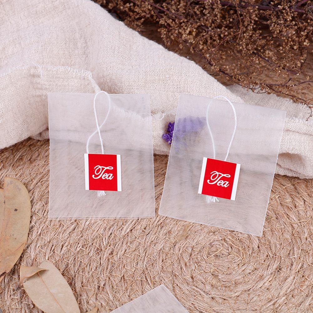 100 Túi Lọc Trà Hình Kim Tự Tháp Kích Thước 7X6Cm