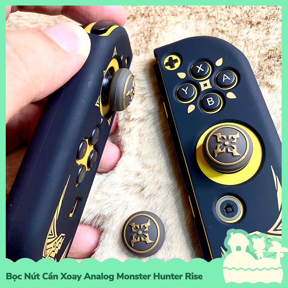 Bọc Nút Giá Rẻ Cần Xoay Analog Joycon Nintendo Switch, Nintendo Switch Lite Monster Hunter Rise