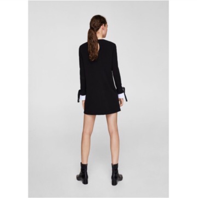 Đầm tay dài mango