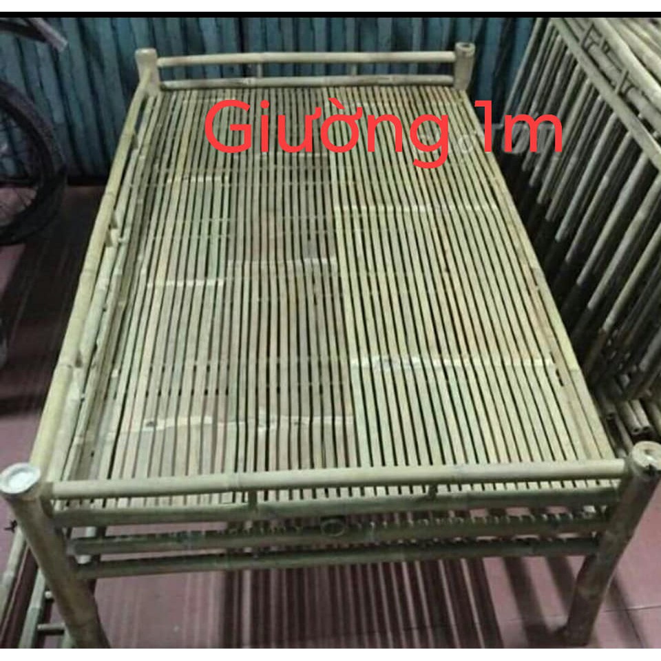 Giường Tre  bà đẻ  rộng 80c,1m ,1,2m x dài 1m80 giường bà đẻ bằng tre ,chõng tre bà đẻ người già  nằm ngủ