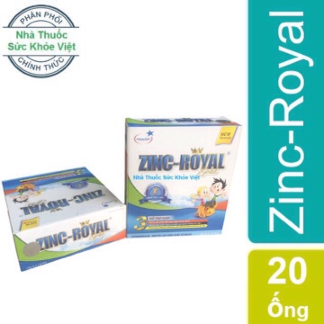 ZinC-Royal Gold - Bổ Sung Kẽm, Vitamin C, Hỗ Trợ Tăng Sức Đề Kháng ✅(Hàng Chính Hãng)